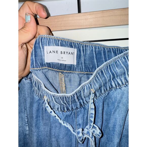 Lane Bryant the parachute chambray jogger pant size 18 - Picture 5 of 6